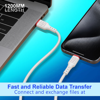 45W Fast Charging Data Cable | SoRoo SR-DT17 White Charging Cable
