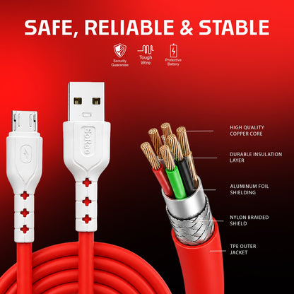 V8 Cable 45W Fast Charging USB to Micro USB Cable | SoRoo SR-DT18V8