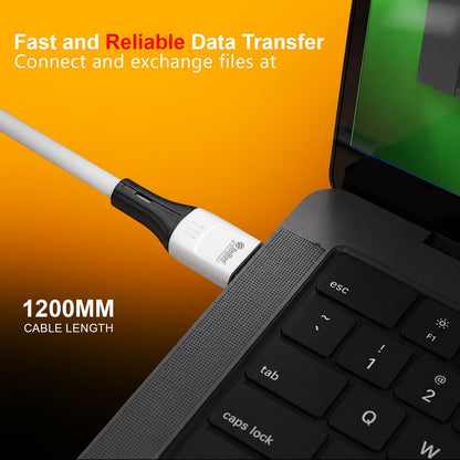 USB to Type-C Fast Charging Cable | High-Speed Data Sync | White SoRoo SR-DT23 65W