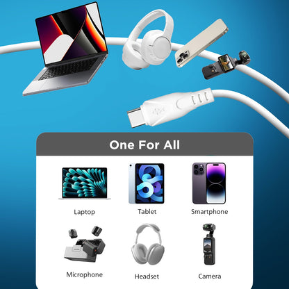 Type C to Type C Cable 40W Fast Charging Data Sync Cable | SoRoo SR-DT89 – White