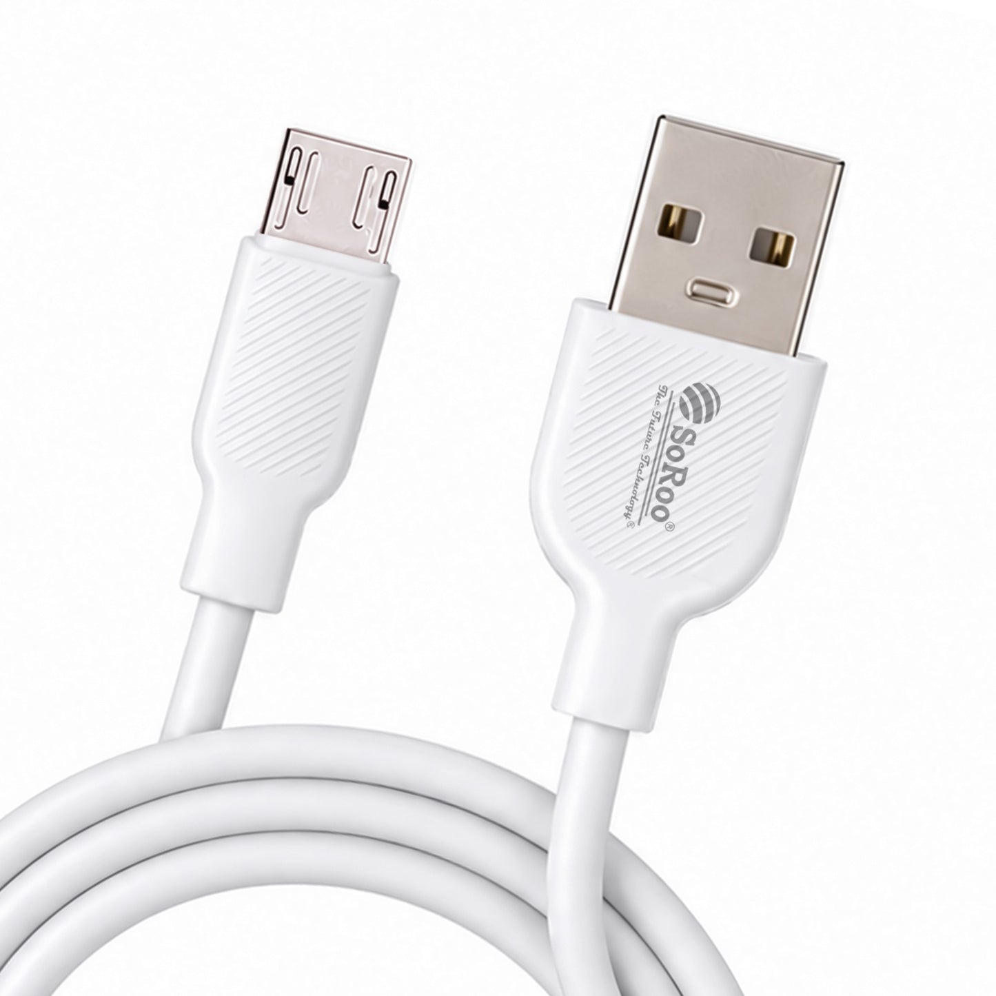 USB to Micro USB Cable 22W Fast Charging Data Sync Cable | SoRoo SR-DTRED4.0V8 – White