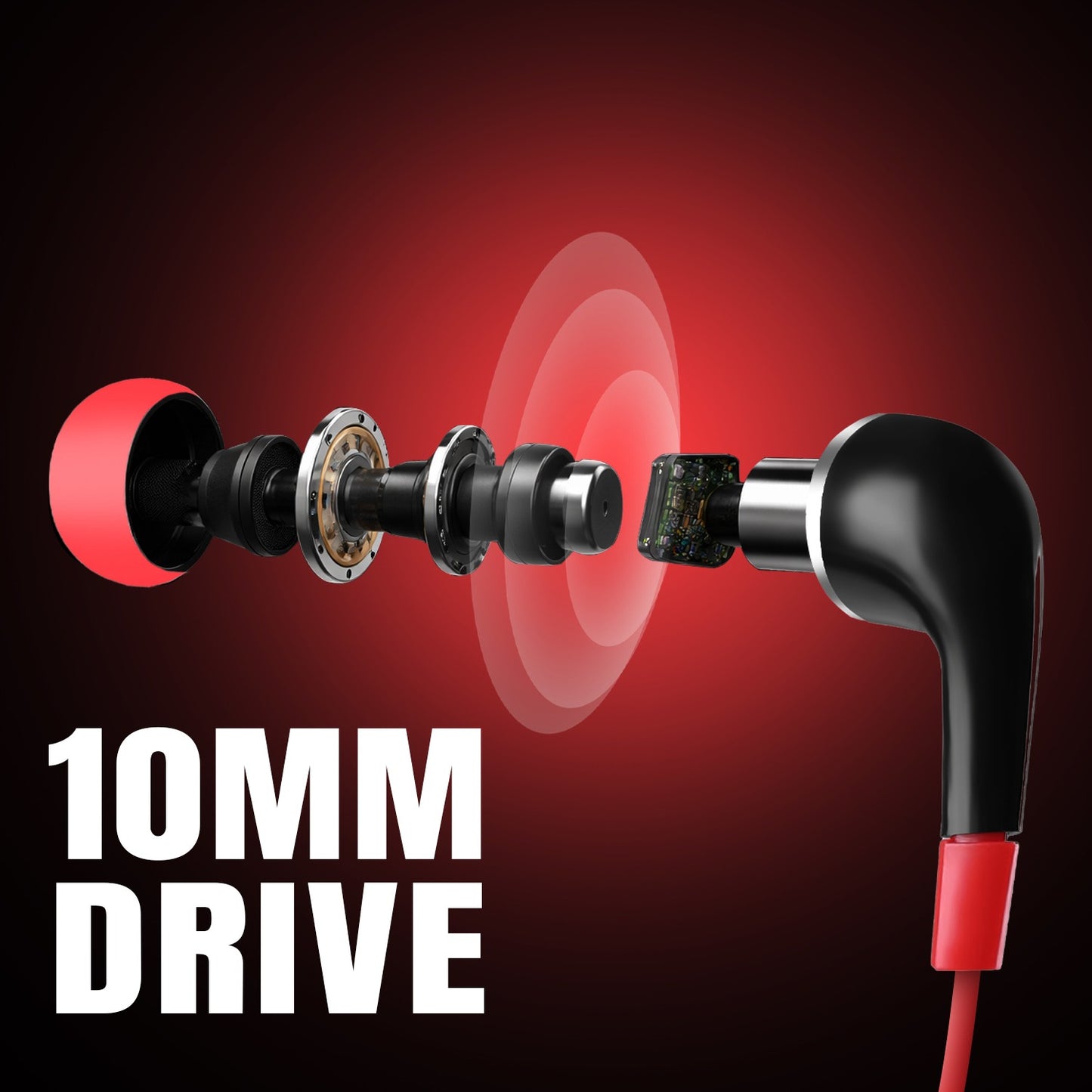 Wired Earphone with AUX Jack, Mic Hi-Fi Stereo Sound Noise Cancellation Black SoRoo X-185