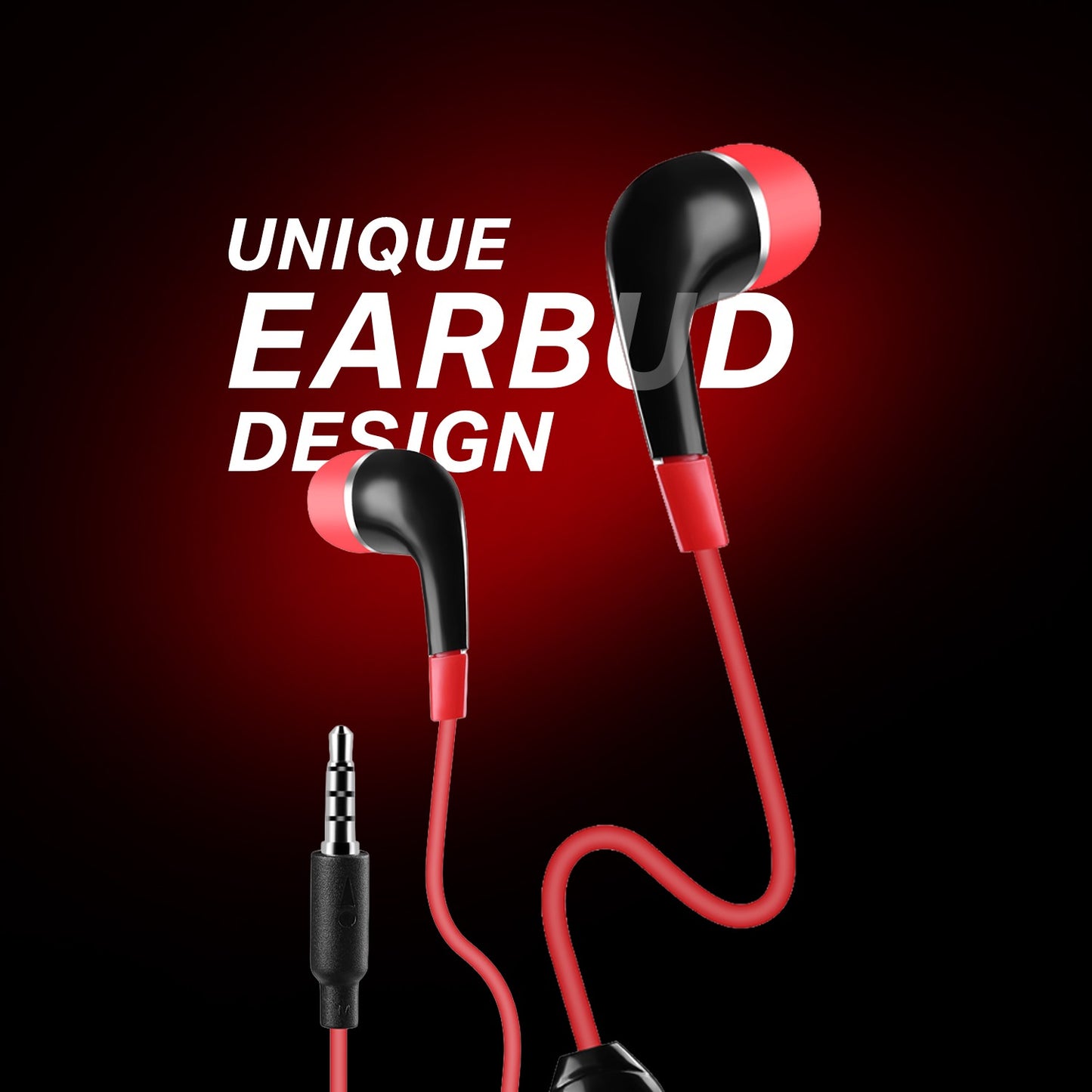 Wired Earphone with AUX Jack, Mic Hi-Fi Stereo Sound Noise Cancellation Black SoRoo X-185