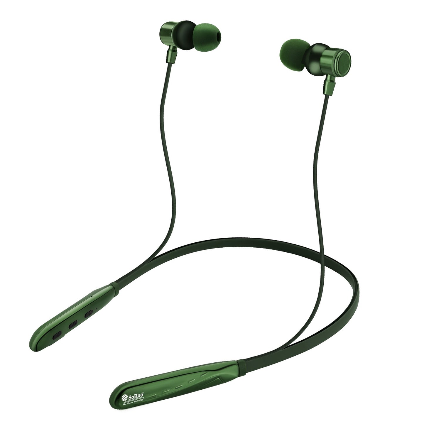 Bluetooth Neckband 88Hr ENC Fast Charging SoRoo I-BAND-38 Black