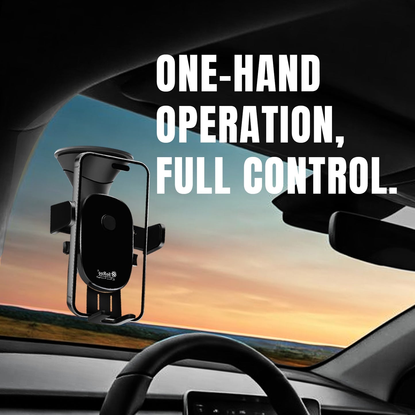 Car Mobile Holder 360° Rotation Touch Lock Strong Grip Soroo CH-16