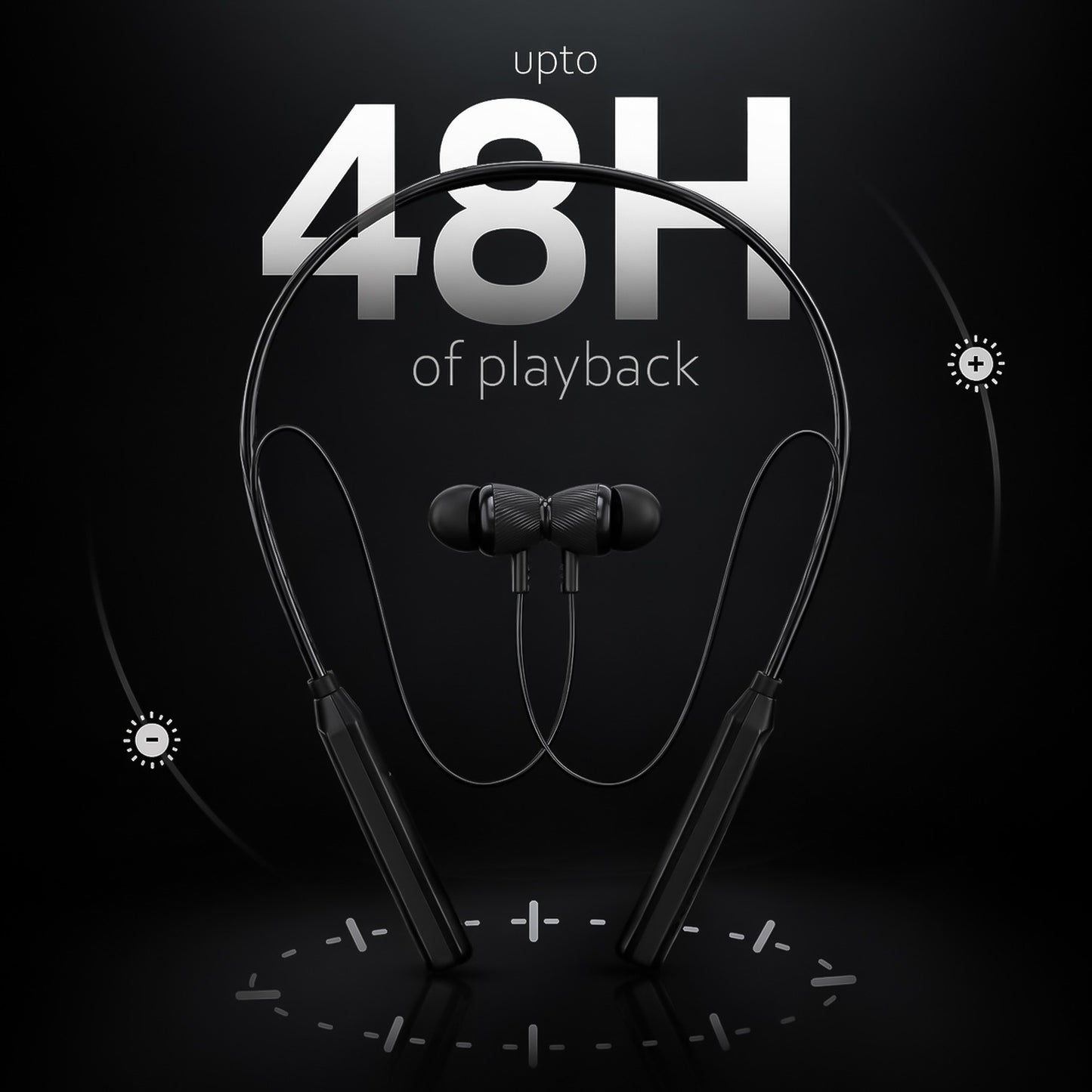 Bluetooth Neckband 48Hr Deep Bass Hands Free Calling Soroo DHOOM 4