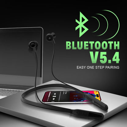 Bluetooth Neckband 46Hr Magnetic Hands Free Calling Soroo DHOOM 5 Black