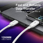 USB to Lightning Cable 45W | Soroo M723 Fast Charging Cable 1200mm – White
