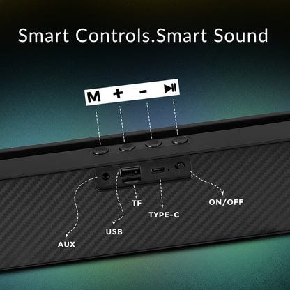 Wireless Speaker Soundbar 20W High Performance Audio 6H Playtime Soroo SP 25
