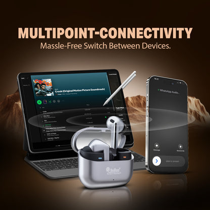TWS Bluetooth Earbuds | 48 Hours Playtime, Multipoint Connectivity & BT 5.4 Soroo SR-BUDS 21