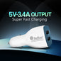 Car Charger | 5V 3.5A Fast Charging Dual USB with Multi Protection Soroo SR-C-4