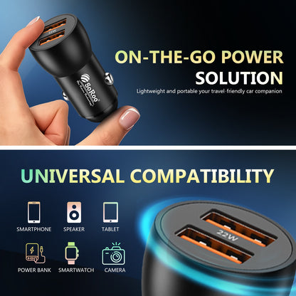Car Charger | 20W Fast Charging Dual USB with Multi Protection Soroo SR-C-6