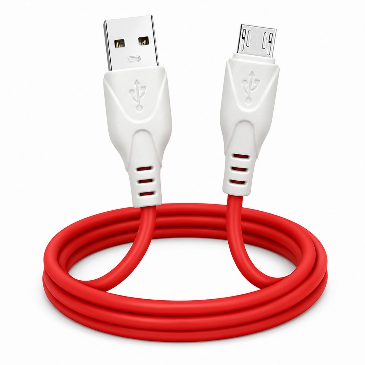 45W Fast Charging USB to V8 Cable | Soroo SR-DT21V8 High Speed Data & Charging Cable – Red