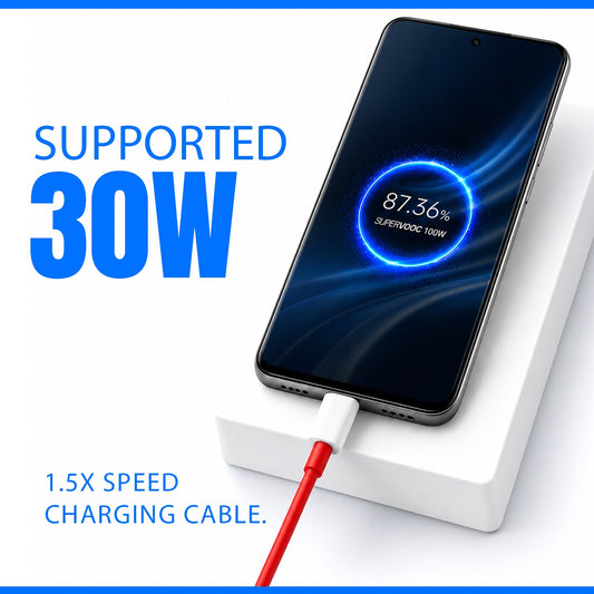 USB to V8 Data Cable | 30W Fast Charging & 480Mbps Data Transfer Soroo SR-DT2 V8