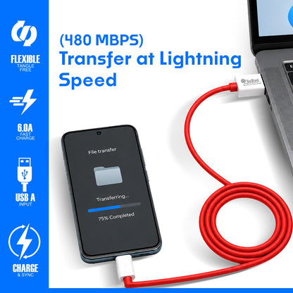 USB to V8 Data Cable | 30W Fast Charging & 480Mbps Data Transfer Soroo SR-DT2 V8