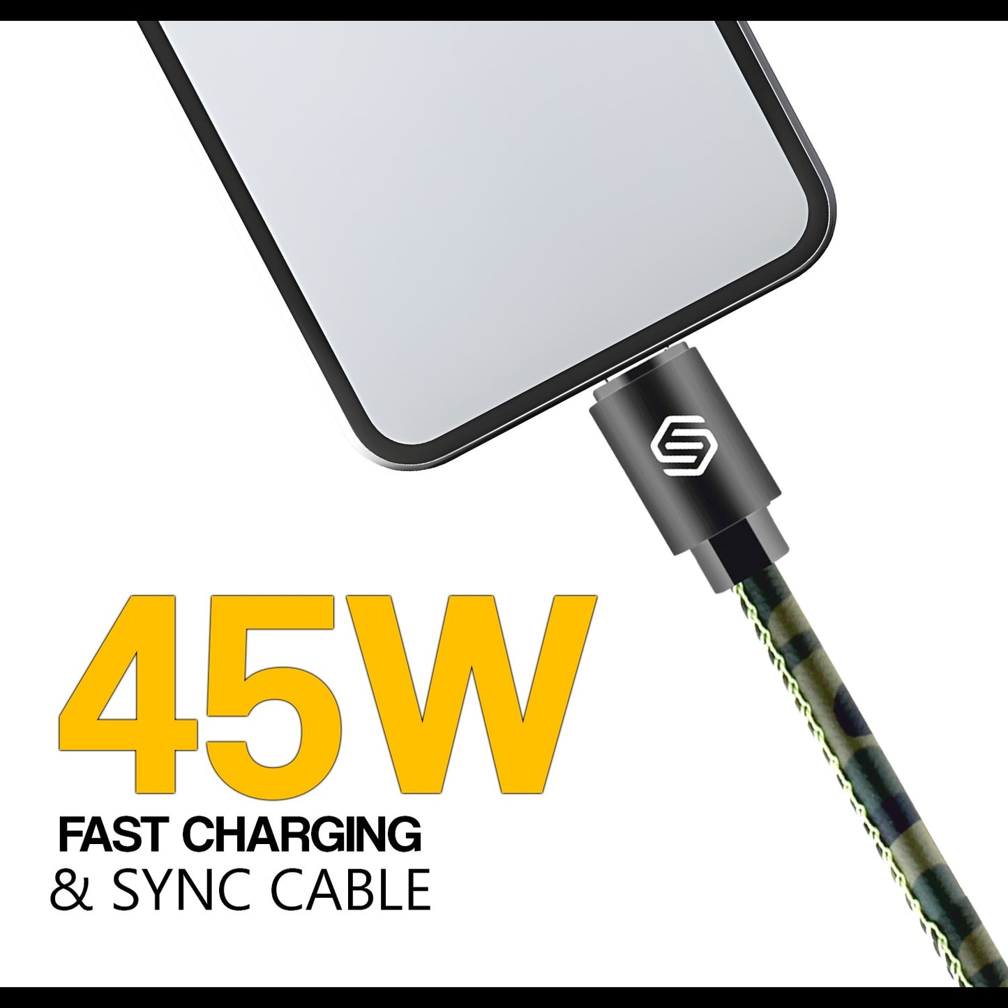 USB to Type-C Data Cable | 45W Fast Charging & Sync Cable Soroo SR-DT3