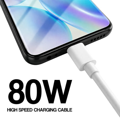 USB to Type-C Data Cable | 80W Fast Charging, 1.2 Meter Cable Soroo SR-DT4