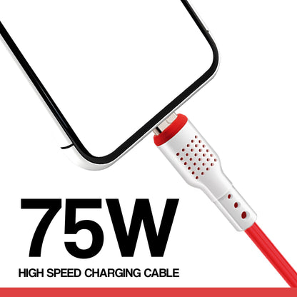USB to Type-C Data Cable | 75W Fast Charging, 1.2 Meter Cable Soroo SR-DT7