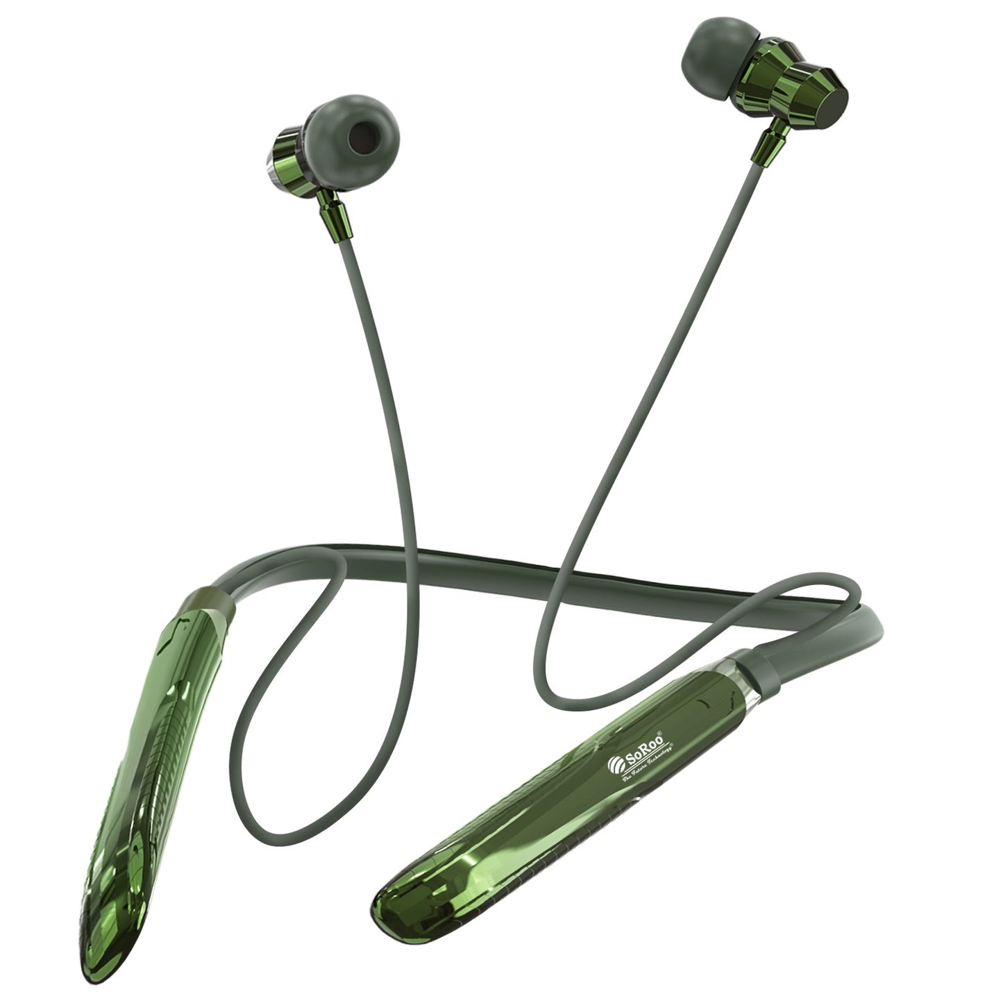 Wireless Neckband | 98 Hours Playtime, ANC ENC Noise Cancellation & BT 5.4 Soroo SR-IBAND-44