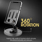 Mobile Holder | Soroo SR-Z2.2-GREY 360° Rotatable Adjustable Folding Phone Stand