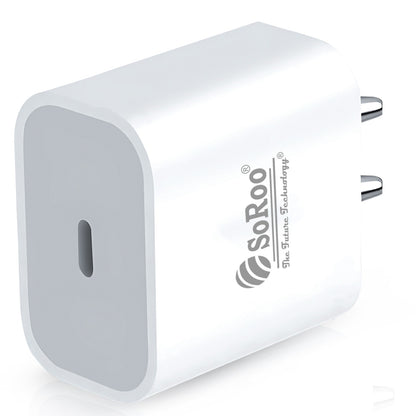 Fast Charging Power Adapter 28W for Android & iOS with Smart Protection Soroo SR-iCharge-1
