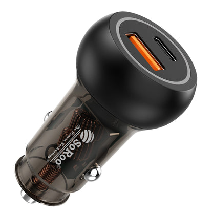 Car Charger | 120W Fast Charging Type-C PD + USB Dual Output Soroo SR C 20