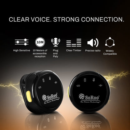 Wireless Microphone SR Collar 05 Soroo Charging Case 70Hr ANC ENC Type C