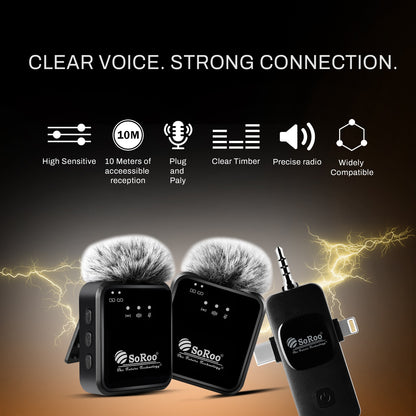 Wireless Microphone ANC ENC Type C Receiver Soroo SR Cooler 06