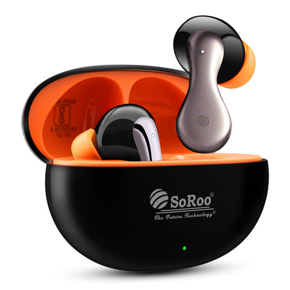 TWS Bluetooth Earbuds | 42 Hours Playtime, ANC Noise Cancellation & BT 5.4 Soroo VIBE PODS