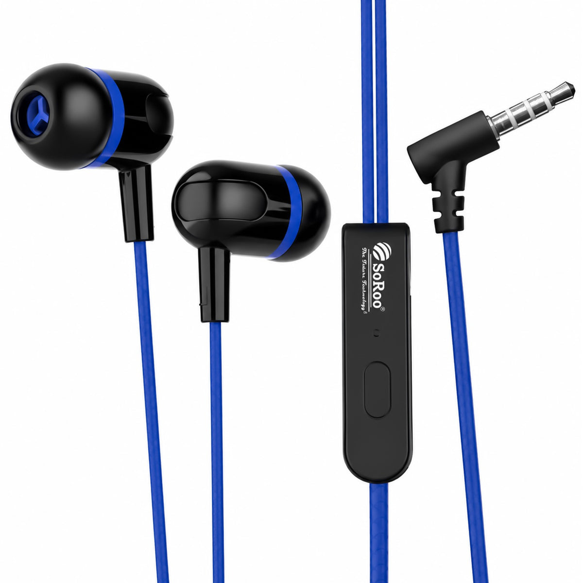 Wired Earphones with Mic | Soroo YO-A35 13mm Dynamic Driver AUX Earphones