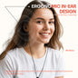 Wired Earphones with Mic | Soroo YO-A53 13mm Dynamic Driver AUX Earphones – Black