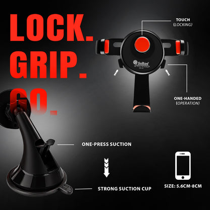Car Mobile Holder 360° Touch Lock Strong Suction Soroo CH-14
