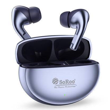 True Wireless Earbuds 48H Playback AI ENC Dual Mic Soroo Buds 31 Glossy Blue