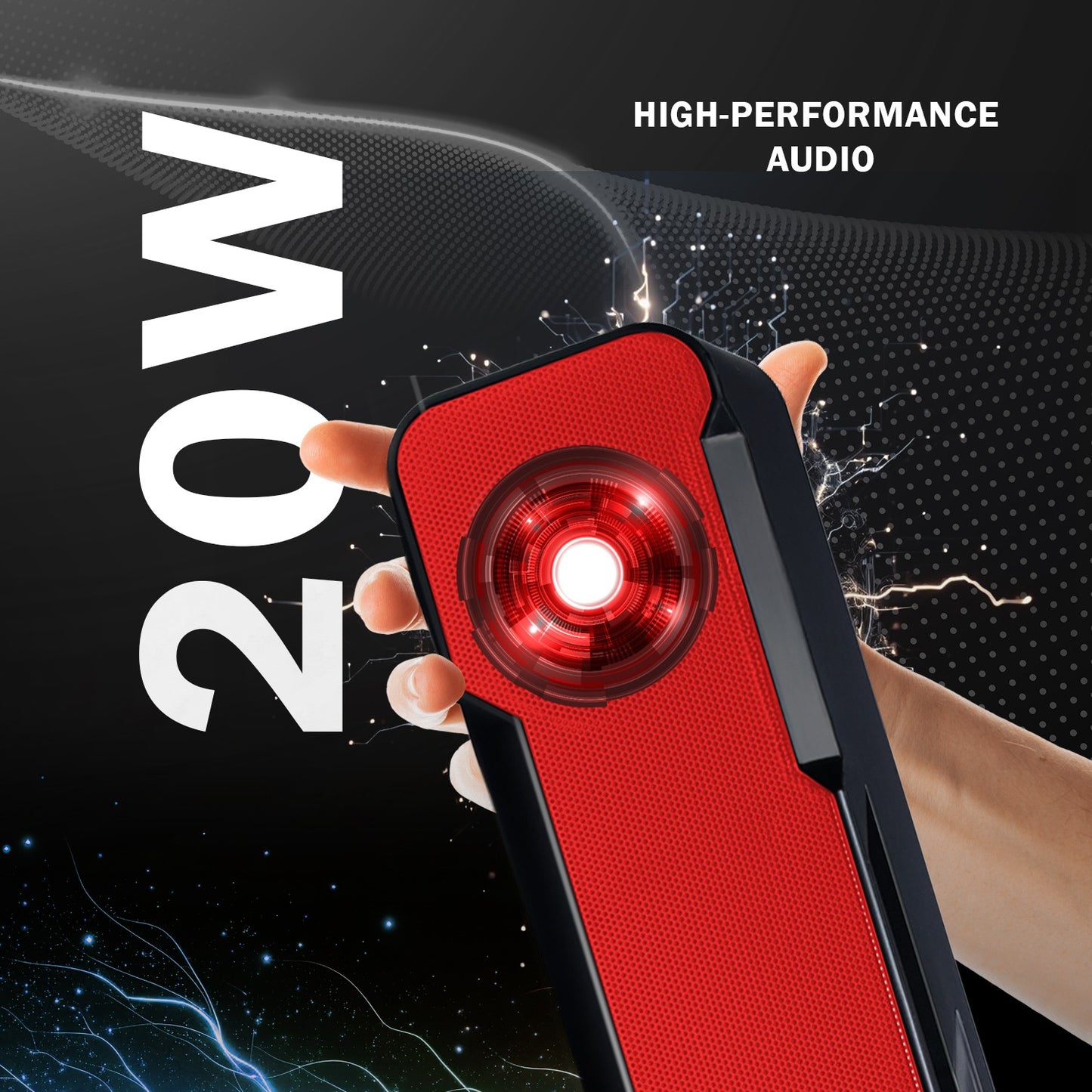 Wireless Speaker Soundbar 20W High Performance Audio 6H Playtime Soroo SP 25