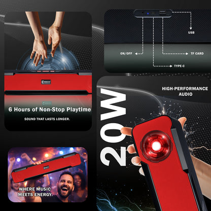 Wireless Speaker Soundbar 20W High Performance Audio 6H Playtime Soroo SP 25