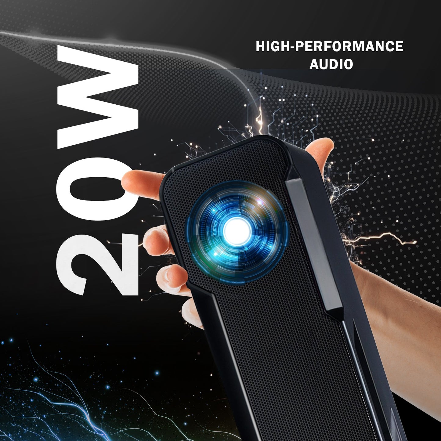 Wireless Speaker Soundbar 20W High Performance Audio 6H Playtime Soroo SP 25