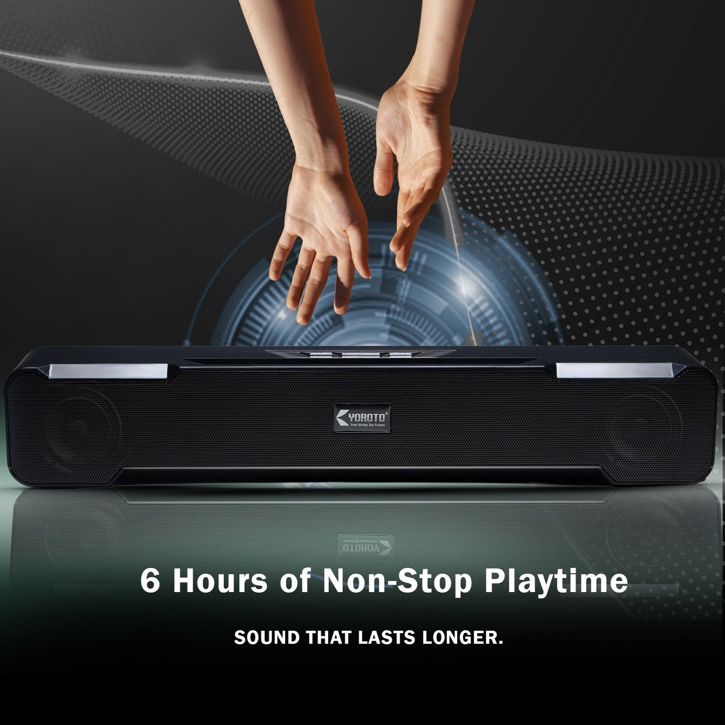 Wireless Speaker Soundbar 20W High Performance Audio 6H Playtime Soroo SP 25