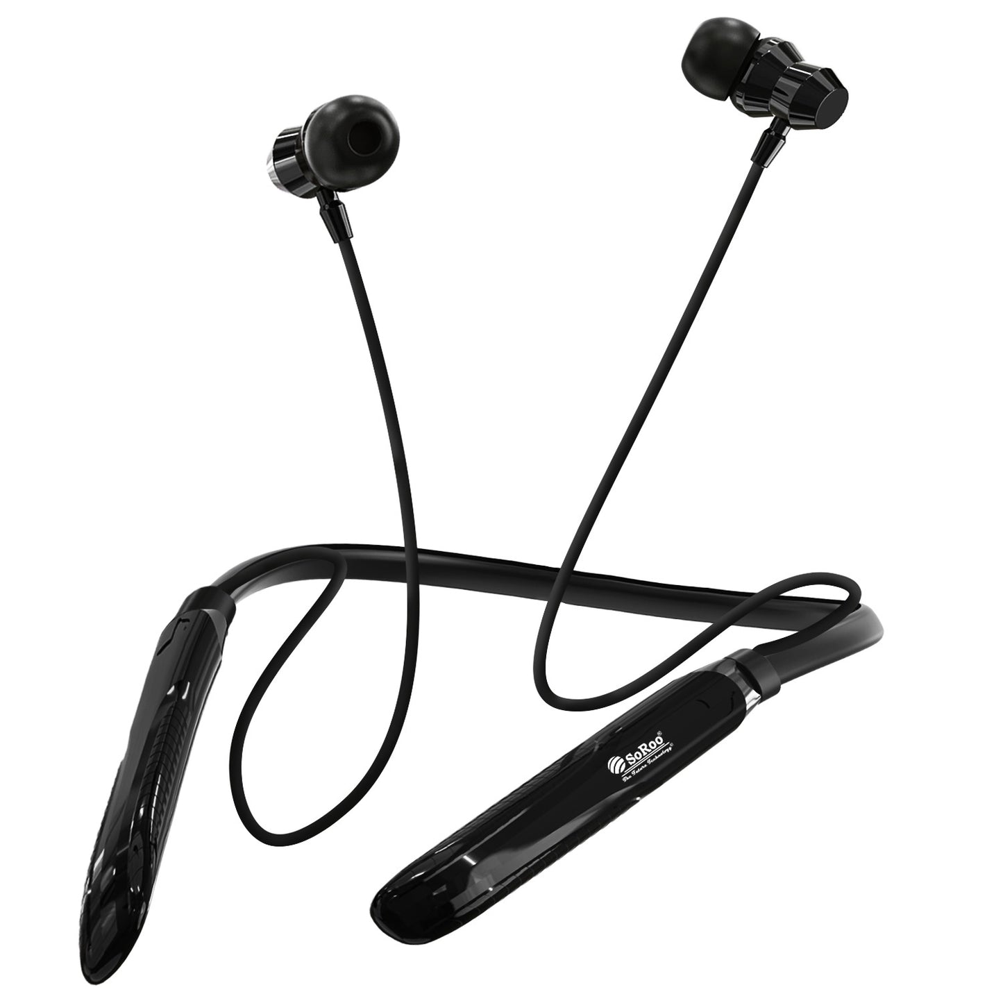 Wireless Neckband | 98 Hours Playtime, ANC ENC Noise Cancellation & BT 5.4 Soroo SR-IBAND-44