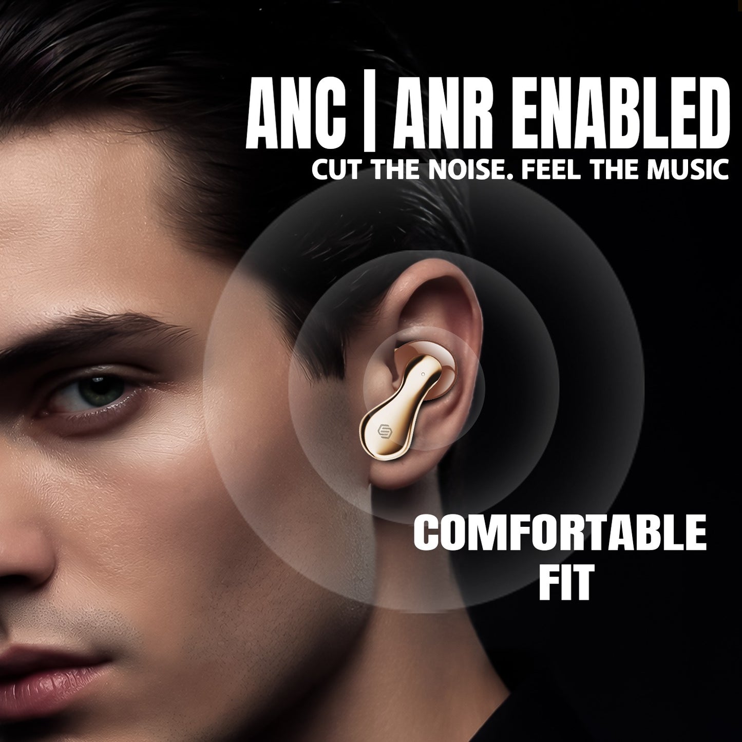 TWS Bluetooth Earbuds | 42 Hours Playtime, ANC Noise Cancellation & BT 5.4 Soroo VIBE PODS