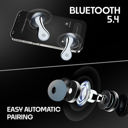 TWS Bluetooth Earbuds | 42 Hours Playtime, ANC Noise Cancellation & BT 5.4 Soroo VIBE PODS