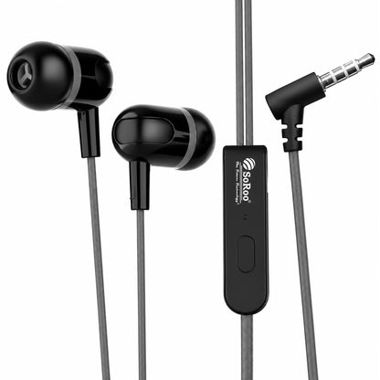 Wired Earphones with Mic | Soroo YO-A35 13mm Dynamic Driver AUX Earphones