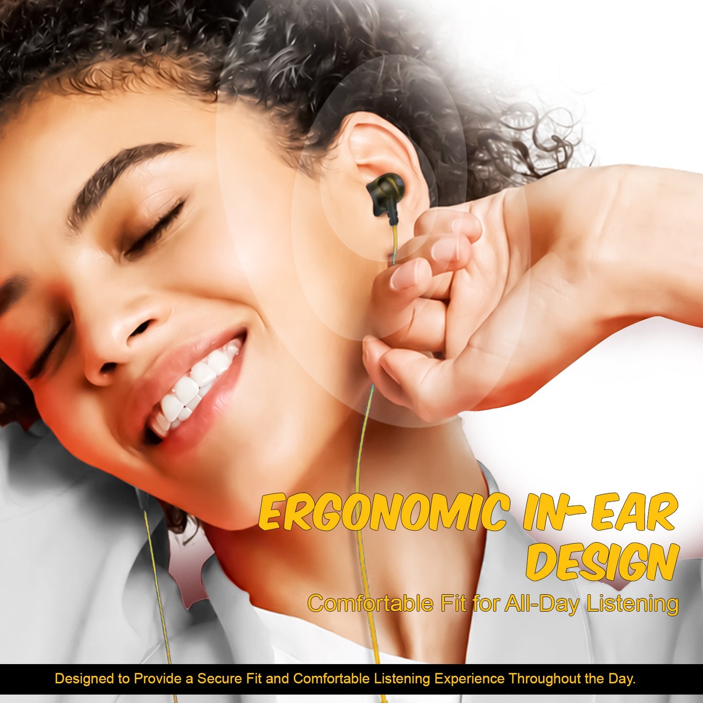 Wired Earphones with Mic | Soroo YO-A35 13mm Dynamic Driver AUX Earphones