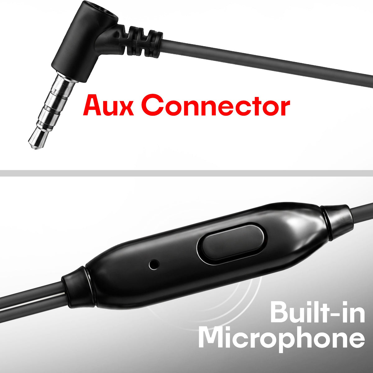 Wired Earphones with Mic | Soroo YO-A37 13mm Dynamic Driver AUX Earphones – Blue
