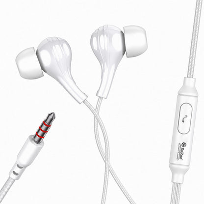 Wired Earphones with Mic | Soroo YO-A40 13mm Dynamic Driver AUX Earphones