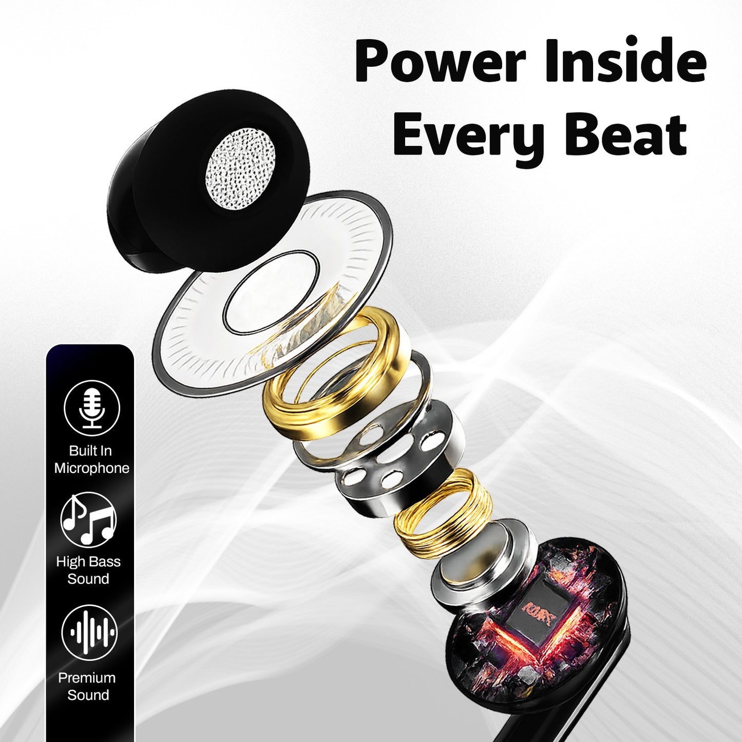 Wired Earphone High Bass Type C Magnetic Mic Soroo I-Tune 1