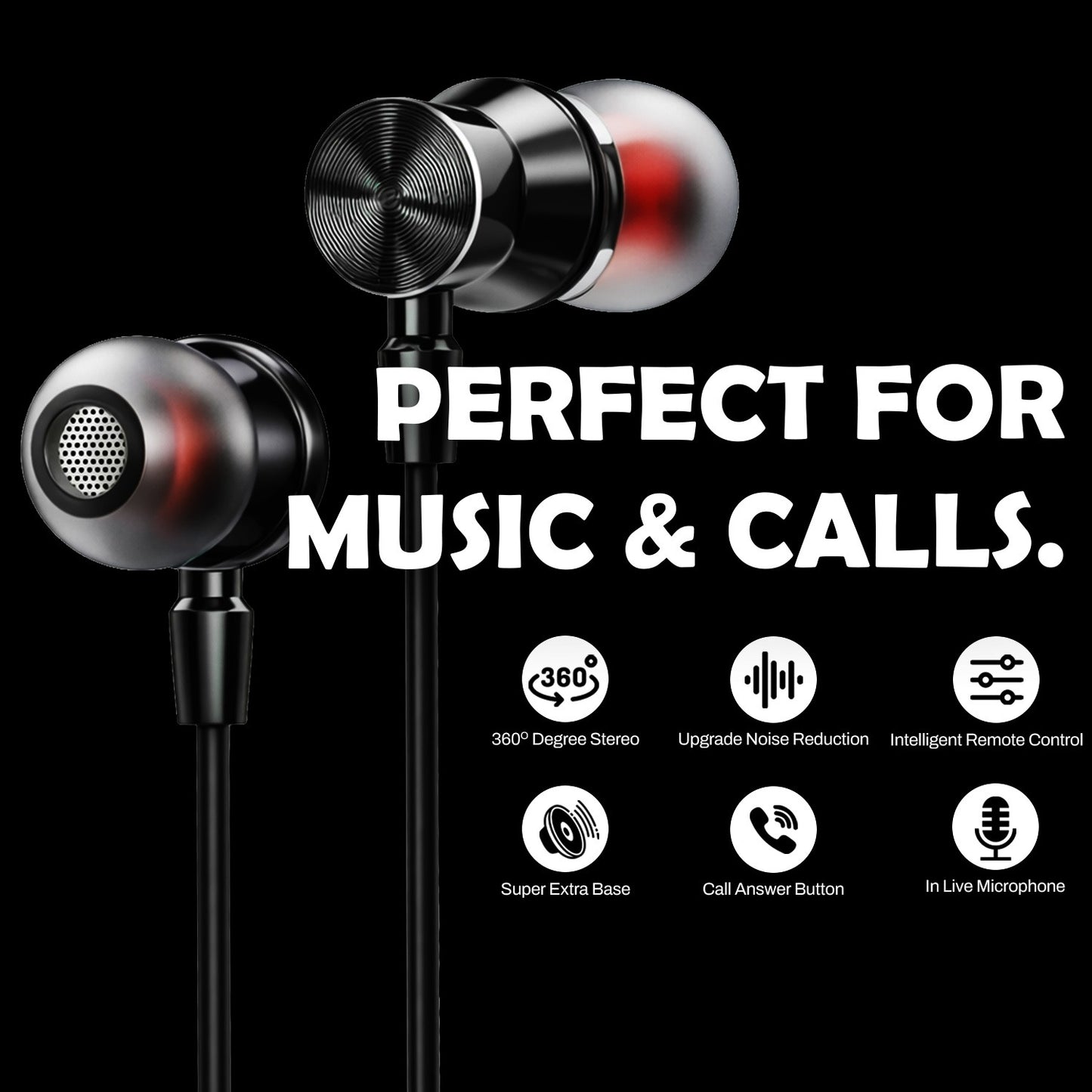 Wired Earphone High Bass Type C Magnetic Mic Soroo i Tune 2