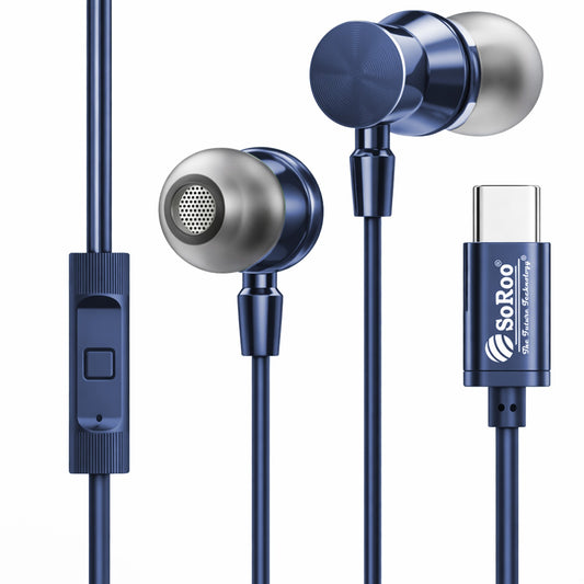 Wired Earphone High Bass Type C Magnetic Mic Soroo i Tune 2