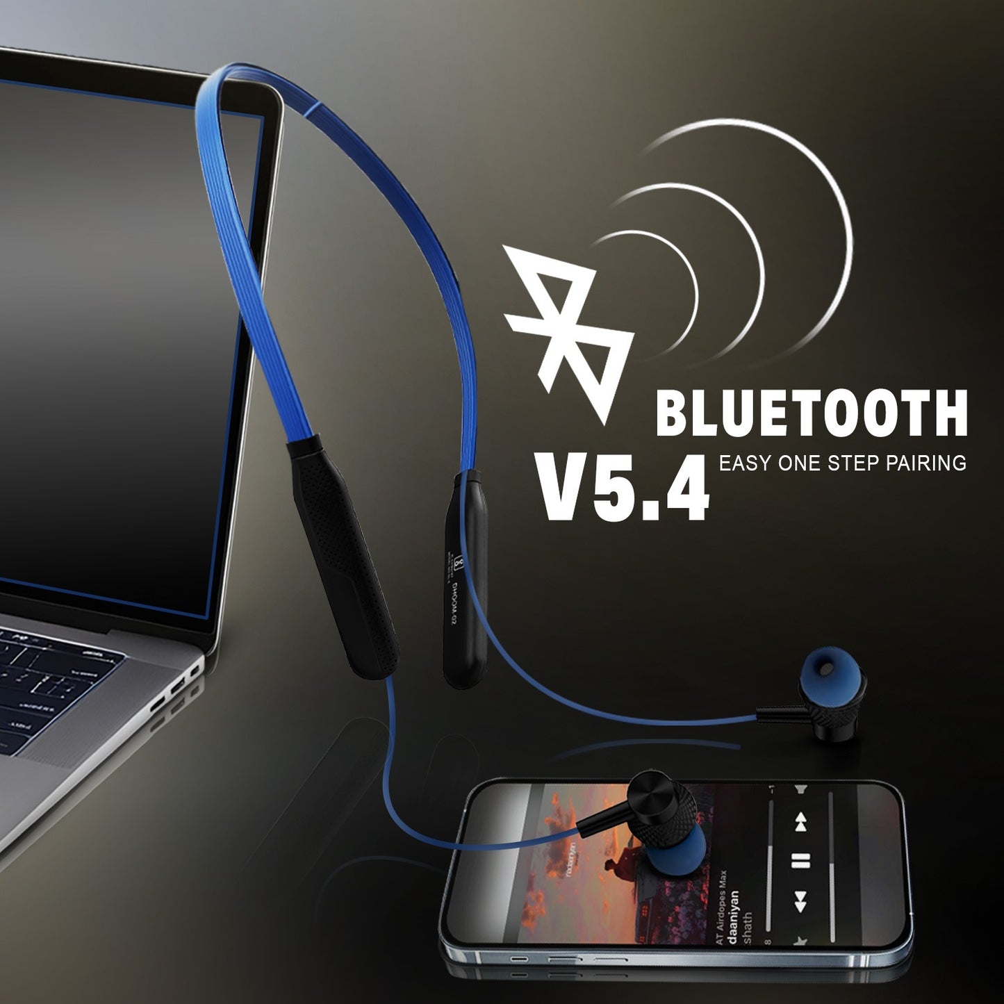 Bluetooth Neckband 45Hr Magnetic ENC Fast Charging Soroo DHOOM 2