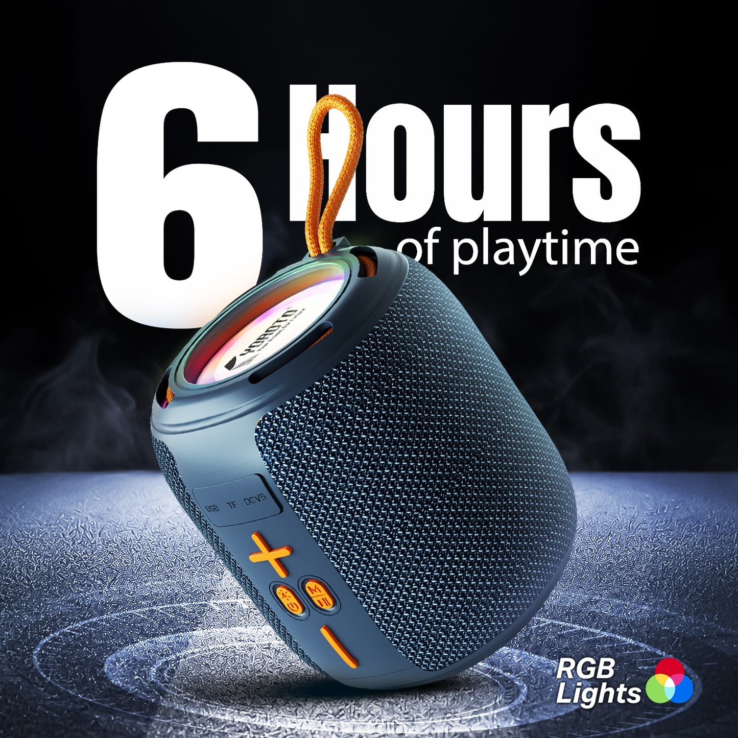 Wireless Speaker | 15W Bluetooth Speaker with RGB Lights, TWS & 6H Playtime – YOROTO YO-373-BT