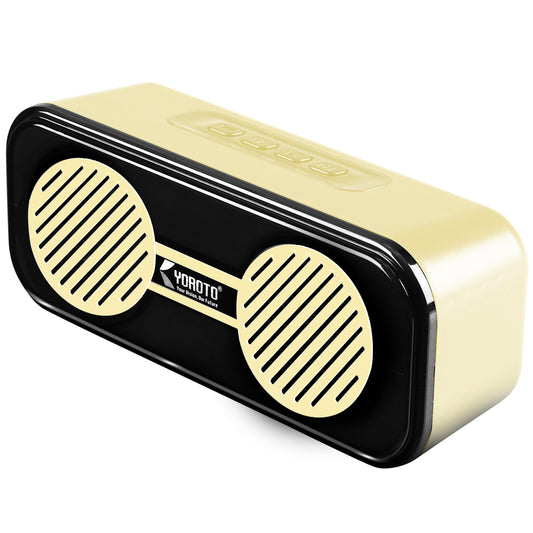 Wireless Bluetooth Speaker 15W with Retro Design & Memory Card Support – Multicolor Cluxe YO-440 BTL